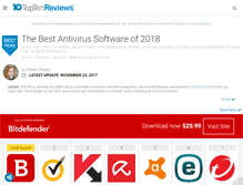 Tablet Screenshot of anti-malware-software-review.toptenreviews.com