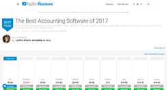 Desktop Screenshot of accounting-software-review.toptenreviews.com