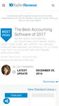 Mobile Screenshot of accounting-software-review.toptenreviews.com