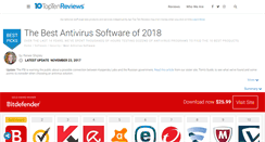 Desktop Screenshot of anti-virus-software-review.toptenreviews.com